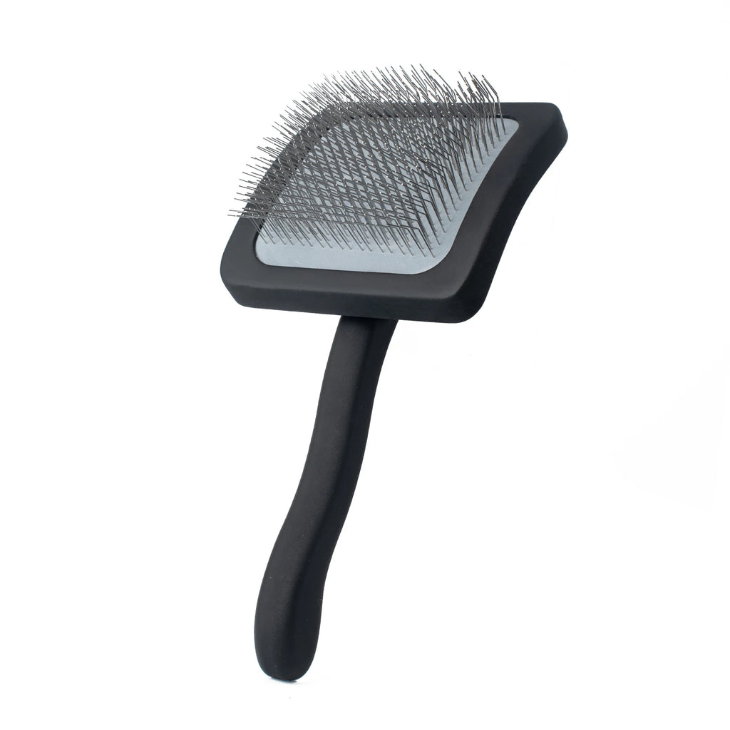 Professional Pet Dog Slicker Brush Soft Massage Grooming Stainless Steel Pins Cat Dog Comb Dematting Shedding Fur Undercoat