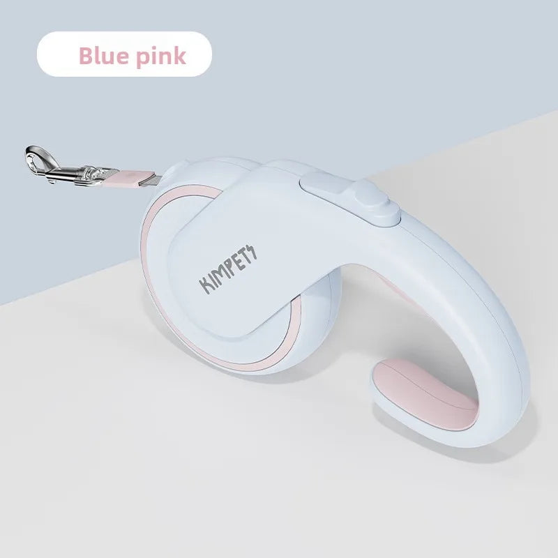Retractable Dog Leash 5m Reflective Pet Walking Extendable Traction Rope Safe Comfortable Handle for Small Medium Large Dogs