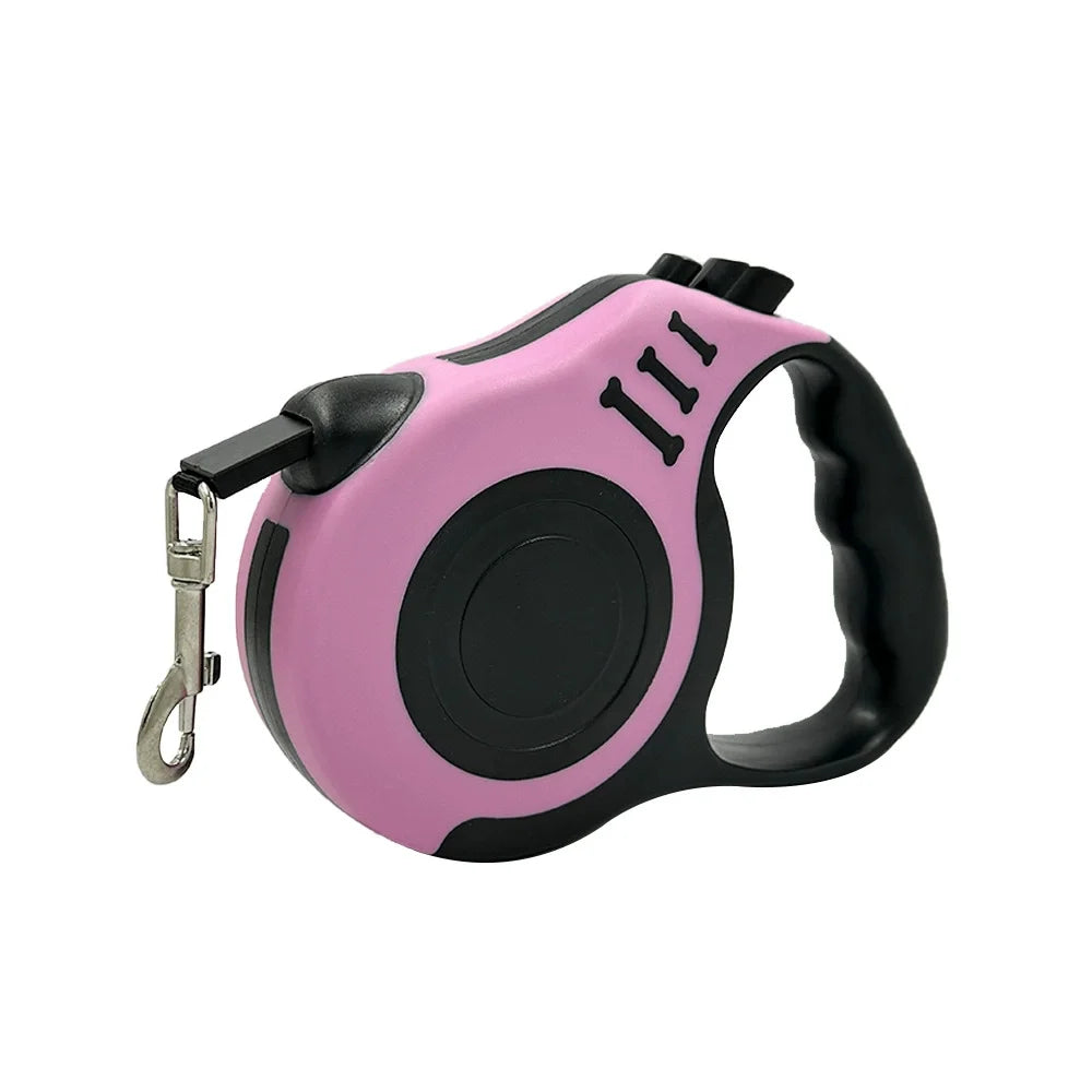 Retractable Dog Leash Outdoor Pet Leash Nylon Braided Rope for Small Medium Dogs Pet Supplies Hiking Walking Traction Rope